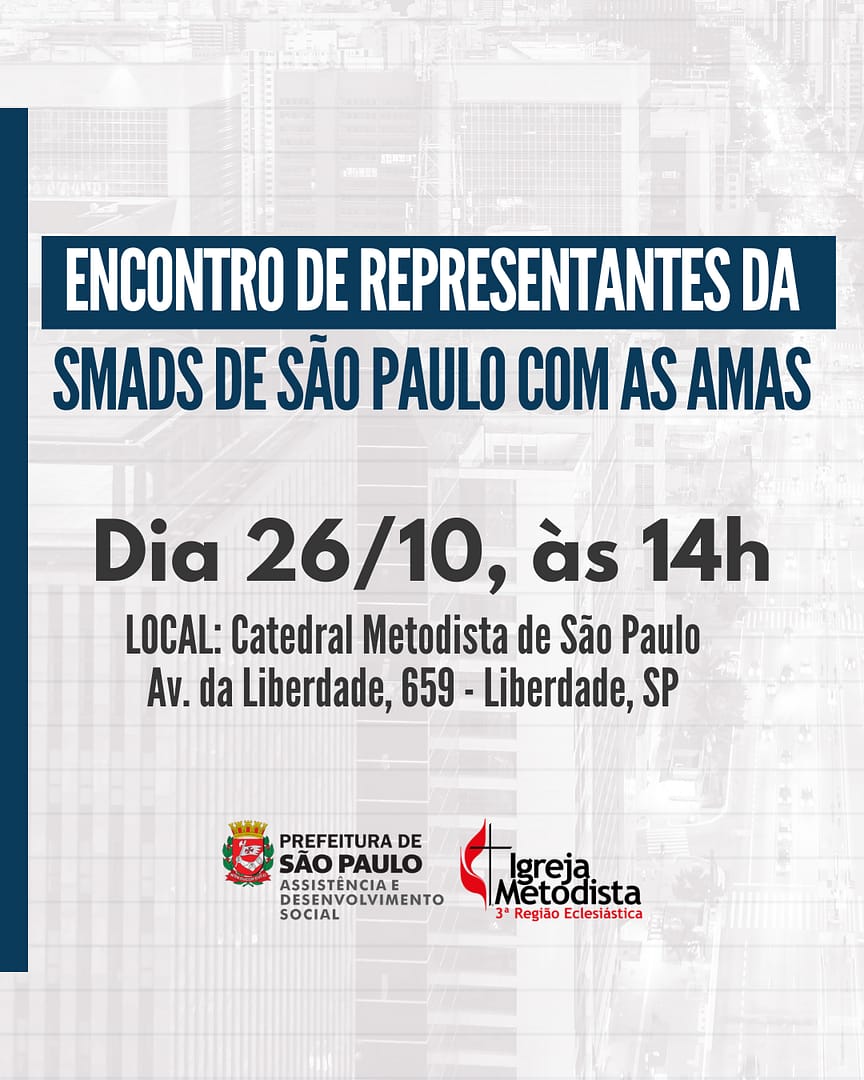 ENCONTRO DE representantes da SMADS de São Paulo com as AMAS